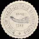 Siegelmarke Sigillum Magis. Civitatis Sensburgensis Anno 1348 W0229430