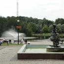 Mrągowo - Fountain near Magistrackie Lake
